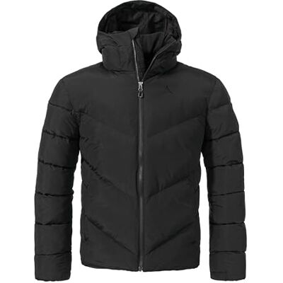 Schöffel Herren Ins Jacket Style Lodos MNS, leichte Steppjacke mit hoher Wärmeleistung, bequeme, warme Winterjacke mit Kapuze und hochschließendem Kragen, black, 52 Schöffel Herren Ins Jacket Style Lodos MNS, leichte Steppjacke mit hoher Wärmeleistung, bequeme, warme Winterjacke mit Kapuze und hochschließendem Kragen, black, 52