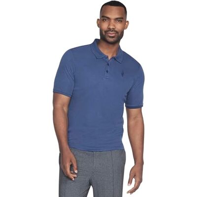 Skechers Herren-Poloshirt, Marineblau, L Skechers Herren-Poloshirt, Marineblau, L