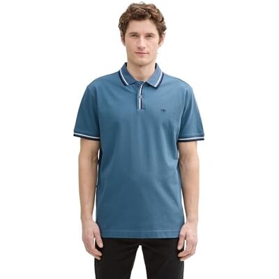 TOM TAILOR Denim T-Shirt mit Streifenmuster, White pink Stripe, XS TOM TAILOR Denim T-Shirt mit Streifenmuster, White pink Stripe, XS