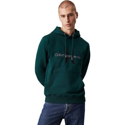 Calvin Herren Hoodie Seasonal Monologo Regular mit Kapuze, Ponderosa Pine (Grün), 2XL Calvin Herren Hoodie Seasonal Monologo Regular mit Kapuze, Ponderosa Pine (Grün), 2XL