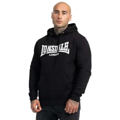 Lonsdale London Wolterton Männer Kapuzenpullover schwarz L 60% Baumwolle, 40% Polyester Streetwear Lonsdale London Wolterton Männer Kapuzenpullover schwarz L 60% Baumwolle, 40% Polyester Streetwear