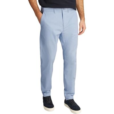 Tommy Hilfiger Herren Chino Hose Harlem Tapered Fit, Blau (Breezy Blue), 31W/34L Tommy Hilfiger Herren Chino Hose Harlem Tapered Fit, Blau (Breezy Blue), 31W/34L