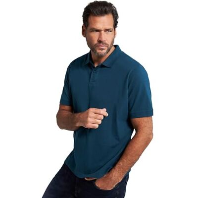 JP 1880 Herren Poloshirt, Piqué Hemd Blau 6XL JP 1880 Herren Poloshirt, Piqué Hemd Blau 6XL