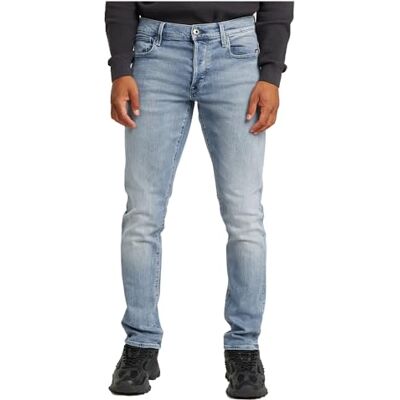 G-STAR Herren 3301 Regular Tapered Jeans, Blau (Faded Seascape 51003-D875-C456), 29W / 32L G-STAR Herren 3301 Regular Tapered Jeans, Blau (Faded Seascape 51003-D875-C456), 29W / 32L