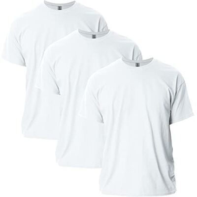 Gildan Ultra-Baumwoll-T-Shirt für Erwachsene, Stil G2000, Mehrfachpackung, Weiß (3er-Pack), 3X-Large Gildan Ultra-Baumwoll-T-Shirt für Erwachsene, Stil G2000, Mehrfachpackung, Weiß (3er-Pack), 3X-Large
