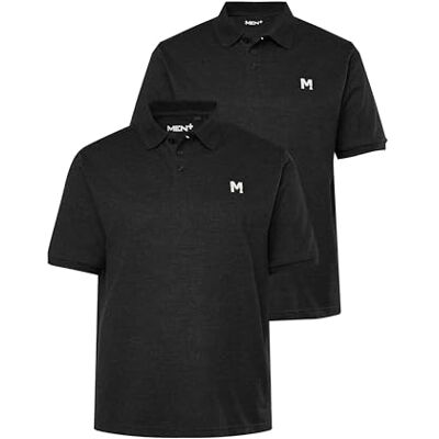 Men Plus Herren große Größen Übergrößen Menswear L-8XL Poloshirts, 2er-Pack, Basic, Piqué, Halbarm schwarz 6XL 836258100-6XL Men Plus Herren große Größen Übergrößen Menswear L-8XL Poloshirts, 2er-Pack, Basic, Piqué, Halbarm schwarz 6XL 836258100-6XL