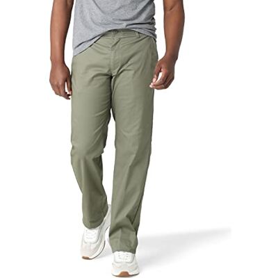 Lee Men's Performance Series Extreme Comfort Straight Fit Pant, Muted Olive, 36W x 32L Lee Men's Performance Series Extreme Comfort Straight Fit Pant, Muted Olive, 36W x 32L