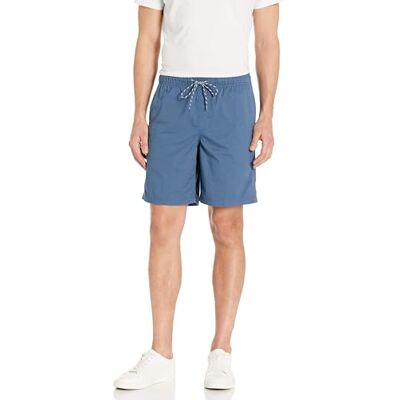 Amazon Essentials Herren Relaxed-Fit-Wandershorts mit Kordelzug, 20cm (in Übergröße erhältlich), Tiefblau, XXL Große Größen Amazon Essentials Herren Relaxed-Fit-Wandershorts mit Kordelzug, 20cm (in Übergröße erhältlich), Tiefblau, XXL Große Größen