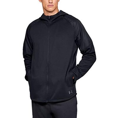 Under Armour Herren Oberteil MK1 Terry FZ Hoodie, Schwarz, LG, 1327404-001 Under Armour Herren Oberteil MK1 Terry FZ Hoodie, Schwarz, LG, 1327404-001