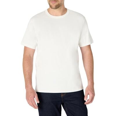 Amazon Essentials Herren-T-Shirt aus Schwerer Baumwolle, lockere Passform, Weiß, Größe XS Amazon Essentials Herren-T-Shirt aus Schwerer Baumwolle, lockere Passform, Weiß, Größe XS