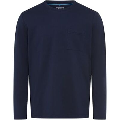 BRAX Herren Warm Tec Easy Care Solid Crew Sweatshirt BRAX Herren Warm Tec Easy Care Solid Crew Sweatshirt