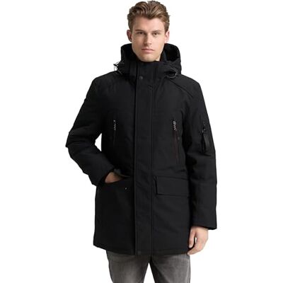 TOM TAILOR Herren Arctic Parka mit Abnehmbarer Kapuze TOM TAILOR Herren Arctic Parka mit Abnehmbarer Kapuze