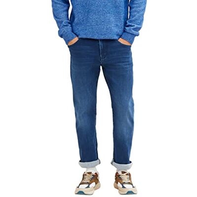 TOM TAILOR Herren Jeans 202212 Josh Slim, 10119 Used Mid Stone Blue Denim, 36W / 34L TOM TAILOR Herren Jeans 202212 Josh Slim, 10119 Used Mid Stone Blue Denim, 36W / 34L