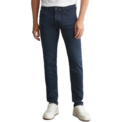 Marc O' Polo Marc OߴPolo Herren Jeanshose mit Stretch-Anteil Shaped Fit, Blau (Blue Black Wash), W38/L34 Marc O' Polo Marc OߴPolo Herren Jeanshose mit Stretch-Anteil Shaped Fit, Blau (Blue Black Wash), W38/L34