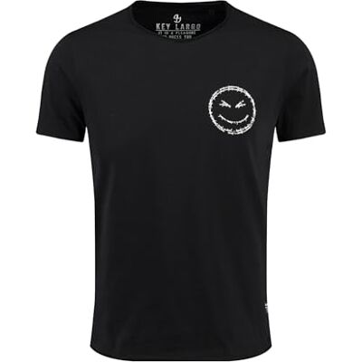 KEY LARGO Herren Think Round T-Shirt, Black (1100), L EU KEY LARGO Herren Think Round T-Shirt, Black (1100), L EU