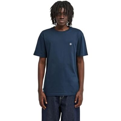 Element Icon Embroidery T-Shirt Männer L Blau Element Icon Embroidery T-Shirt Männer L Blau