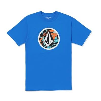 Volcom Crisp Stone Herren-T-Shirt, kurzärmelig, Patriot Blue, Mittel Volcom Crisp Stone Herren-T-Shirt, kurzärmelig, Patriot Blue, Mittel