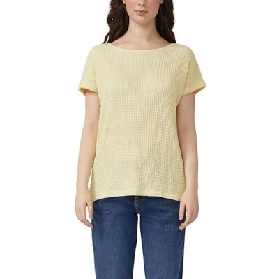 s.Oliver T-Shirt aus Strukturjersey mit überschnittenen Schultern s.Oliver T-Shirt aus Strukturjersey mit überschnittenen Schultern