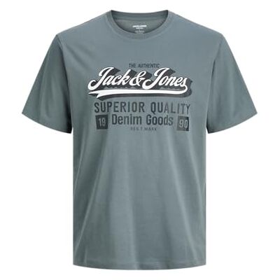JACK & JONES Jjelogo Tee Ss Oneck 2 Col Aw25 Noos Pls Plus Size JACK & JONES Jjelogo Tee Ss Oneck 2 Col Aw25 Noos Pls Plus Size