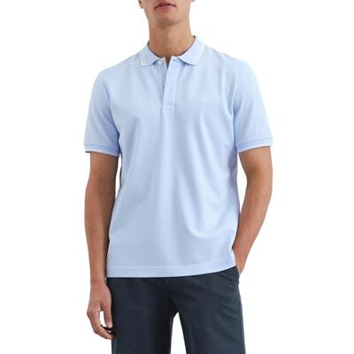 Marc O' Polo Herren Kurzarm-Poloshirt aus Bio-Baumwolle Regular Fit, Blau (Starlight), M Marc O' Polo Herren Kurzarm-Poloshirt aus Bio-Baumwolle Regular Fit, Blau (Starlight), M