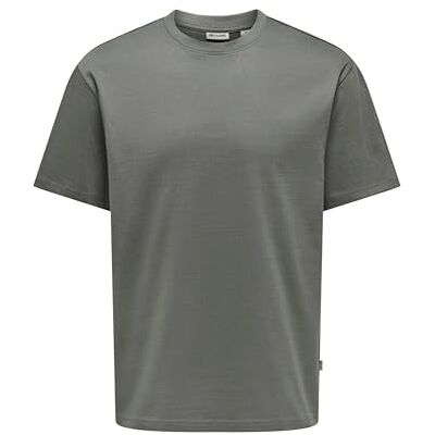 Only & Sons Herren Onsfred RLX Tee Noos T-Shirt, Castor Gray, XS EU Only & Sons Herren Onsfred RLX Tee Noos T-Shirt, Castor Gray, XS EU