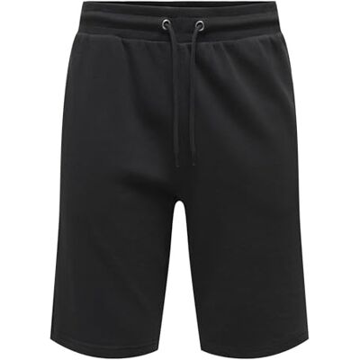 Only & Sons Herren Onsneil Sweat Noos Shorts, Schwarz, XS EU Only & Sons Herren Onsneil Sweat Noos Shorts, Schwarz, XS EU