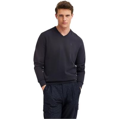 Bugatti Herren Pullover Regular Fit V-Neck Premium Cotton Basic Baumwolle V-Ausschnitt Bugatti Herren Pullover Regular Fit V-Neck Premium Cotton Basic Baumwolle V-Ausschnitt