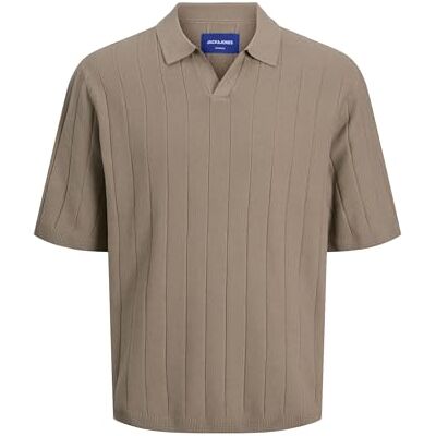 JACK & JONES Jorvarenna Knit Ss Split Neck JACK & JONES Jorvarenna Knit Ss Split Neck