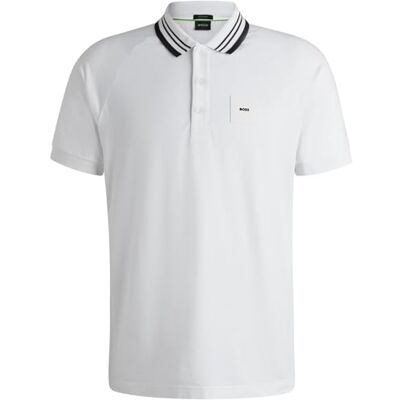 Boss Paddy Rib 10270236 01 Shirt White100 M Boss Paddy Rib 10270236 01 Shirt White100 M