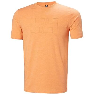 Hansen Herren Hh Tech Logo T-Shirt, Orange entzünden, L Hansen Herren Hh Tech Logo T-Shirt, Orange entzünden, L