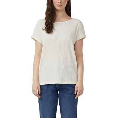 s.Oliver T-Shirt aus Strukturjersey mit überschnittenen Schultern s.Oliver T-Shirt aus Strukturjersey mit überschnittenen Schultern