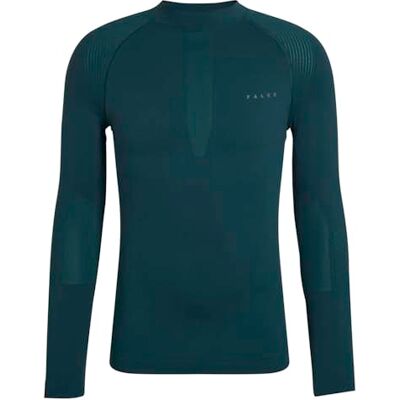 FALKE Herren Baselayer-Shirt Warm Turtleneck M L/s Sh Funktionsmaterial schnelltrocknend 1 Stück, Grün Holly 7385, XL FALKE Herren Baselayer-Shirt Warm Turtleneck M L/s Sh Funktionsmaterial schnelltrocknend 1 Stück, Grün Holly 7385, XL