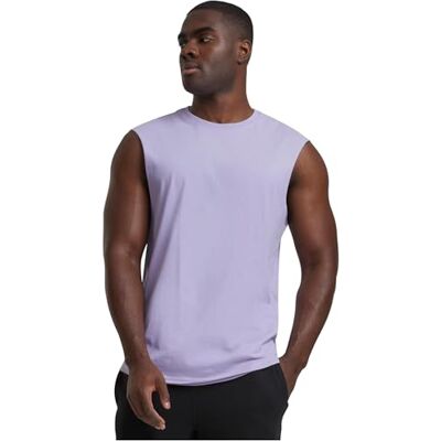 Urban Classics Herren Open Edge Sleeveless Tee – Locker geschnittenes Muskelshirt aus 100% Baumwolle, ärmellos, Sommer Tank Top für Sport & Freizeit,Dustylilac,XL Urban Classics Herren Open Edge Sleeveless Tee – Locker geschnittenes Muskelshirt aus 100% Baumwolle, ärmellos, Sommer Tank Top für Sport & Freizeit,Dustylilac,XL