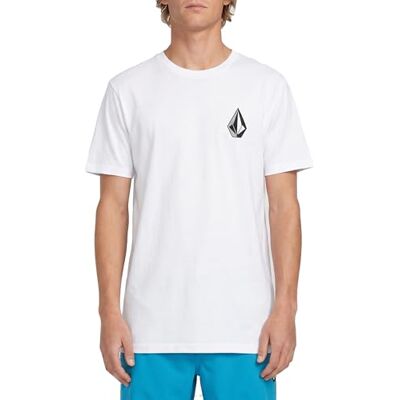 Volcom Herren Blaquedout Ss Tee T-Shirt, Weiß, Mittel Volcom Herren Blaquedout Ss Tee T-Shirt, Weiß, Mittel