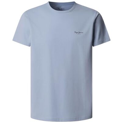Pepe Jeans Herren Original Basic 3n T-Shirt, Blau (Soho Blue), XL Pepe Jeans Herren Original Basic 3n T-Shirt, Blau (Soho Blue), XL