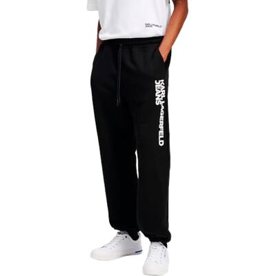 KARL LAGERFELD JEANS Herren Text Logo Slim Sweatpant Schwarz L KARL LAGERFELD JEANS Herren Text Logo Slim Sweatpant Schwarz L