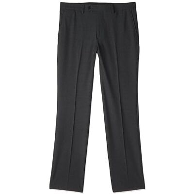 DKNY Herren Anzughose Klassische Hose, Anthrazit, massiv, 31W x 32L DKNY Herren Anzughose Klassische Hose, Anthrazit, massiv, 31W x 32L