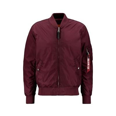 Alpha MA-1 TT Bomberjacke für Herren Dark Maroon Alpha MA-1 TT Bomberjacke für Herren Dark Maroon