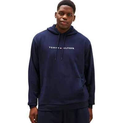 Tommy Hilfiger Herren Hoodie mit Kapuze, Blau (Desert Sky), 3XL Tommy Hilfiger Herren Hoodie mit Kapuze, Blau (Desert Sky), 3XL