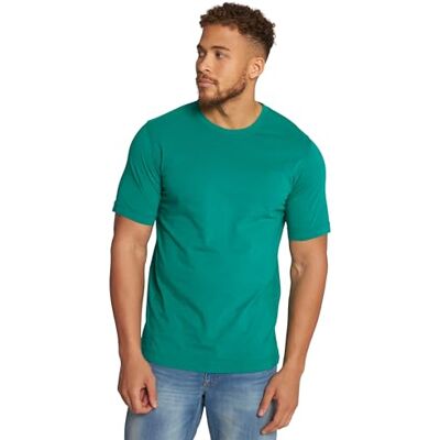 JP 1880 Herren große Größen Übergrößen Menswear L-8XL T-Shirt, Basic, Rundhals, gekämmte Baumwolle flaschengrün XXL 702558467-XXL JP 1880 Herren große Größen Übergrößen Menswear L-8XL T-Shirt, Basic, Rundhals, gekämmte Baumwolle flaschengrün XXL 702558467-XXL