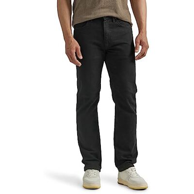 Wrangler Herren-Jeans, frei dehnbar, Normale Passform, Schwarz, 38W / 30L Wrangler Herren-Jeans, frei dehnbar, Normale Passform, Schwarz, 38W / 30L