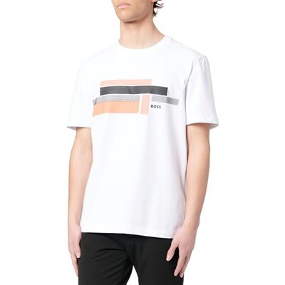 Boss Tee Glamping 10270669 01 Shirt White100 M Boss Tee Glamping 10270669 01 Shirt White100 M