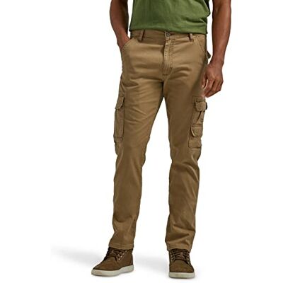 Wrangler Authentics Herren-Cargohose, regulär, schmal zulaufend, Teakholz, 32W / 32L Wrangler Authentics Herren-Cargohose, regulär, schmal zulaufend, Teakholz, 32W / 32L