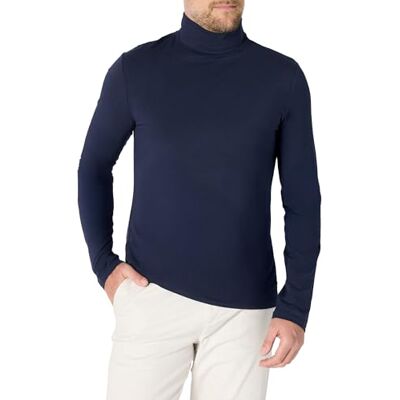 Amazon Essentials Herren Rollkragenpullover mit schmaler Passform, Marineblau, XXL Amazon Essentials Herren Rollkragenpullover mit schmaler Passform, Marineblau, XXL