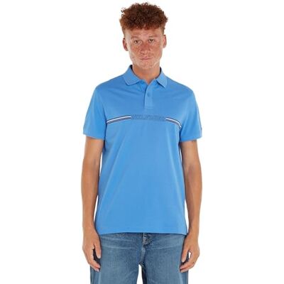 Tommy Hilfiger Herren Poloshirt Kurzarm Regular Fit, Blau (Blue Spell), M Tommy Hilfiger Herren Poloshirt Kurzarm Regular Fit, Blau (Blue Spell), M