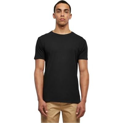 Urban Classics Herren Organic Fitted Strech Tee T-Shirt, Black, L Urban Classics Herren Organic Fitted Strech Tee T-Shirt, Black, L