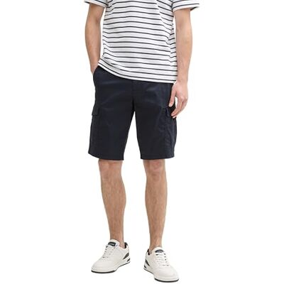 TOM TAILOR Herren 1044709 Bermuda Shorts, 37213 Navy Triangle Print, 31 EU TOM TAILOR Herren 1044709 Bermuda Shorts, 37213 Navy Triangle Print, 31 EU