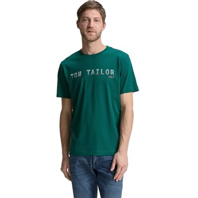TOM TAILOR Herren 1046789 T-Shirt, 10413 Fairway Green, S EU TOM TAILOR Herren 1046789 T-Shirt, 10413 Fairway Green, S EU