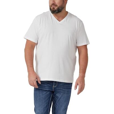 s.Oliver Baumwoll-T-Shirt mit V-Ausschnitt und Logoprint s.Oliver Baumwoll-T-Shirt mit V-Ausschnitt und Logoprint