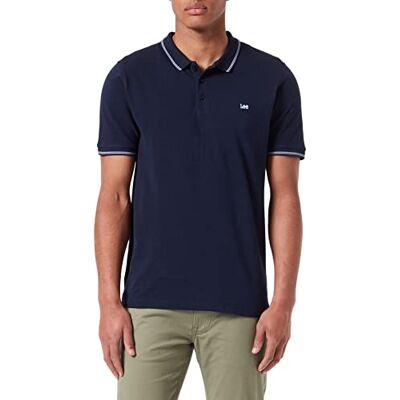 Lee Herren Pique Polo T-Shirt, Navy, 3XL Lee Herren Pique Polo T-Shirt, Navy, 3XL